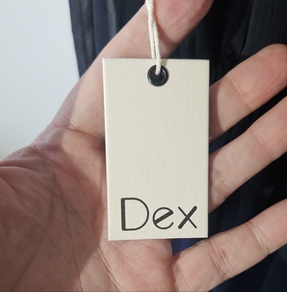 NWT Dex Chiffon Faux Wrap Ruffle Mini Dress Plus Size 2X - Picture 9 of 13